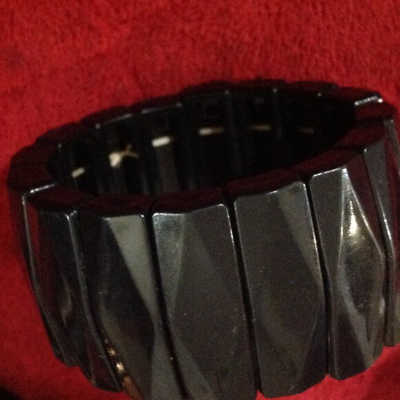 Lot of 1 Metal Expansion & 5 Wide Stretch Vintage Bracelets **READ LISTING** - Picture 7 of 8